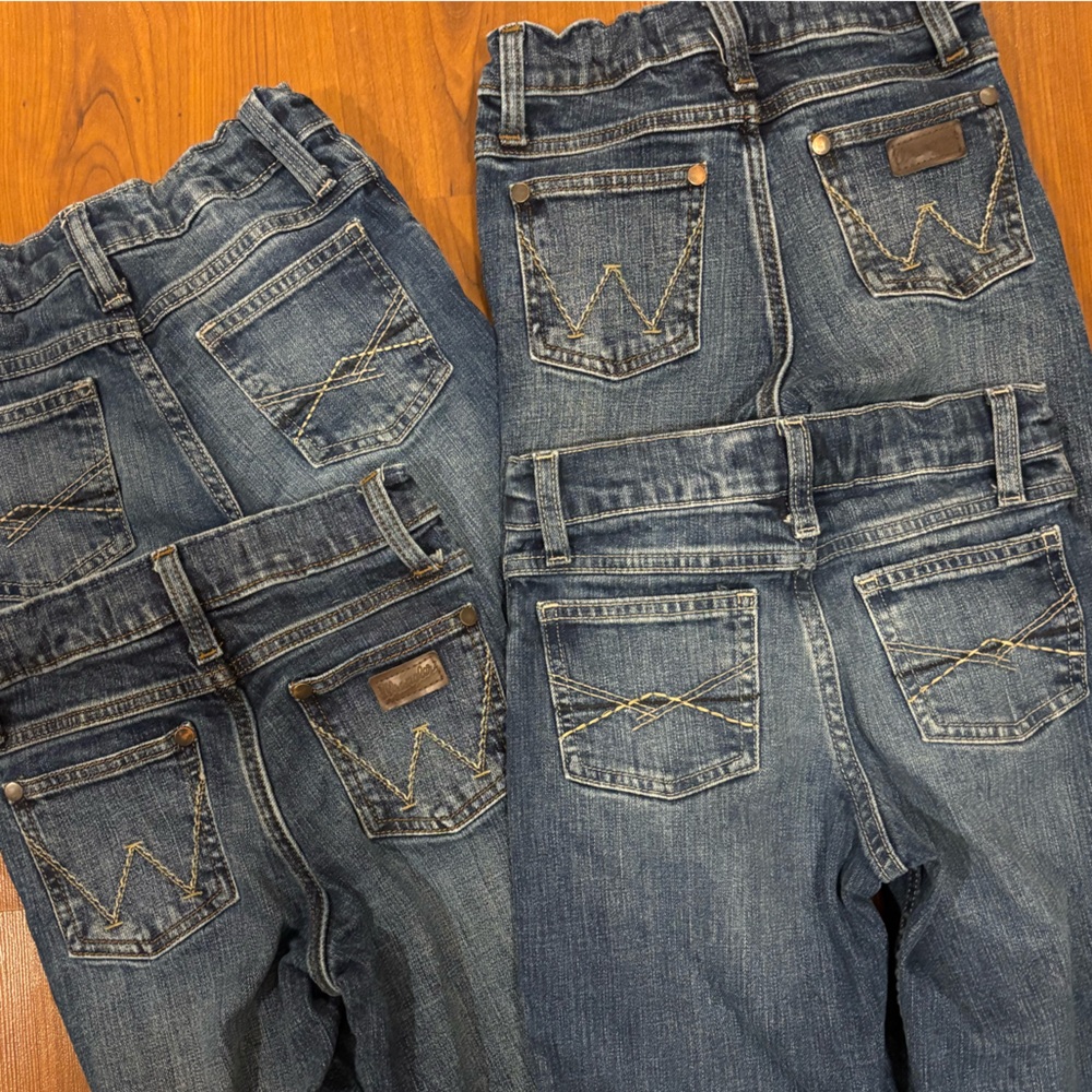 Boys Boot Cut Wrangler Jeans